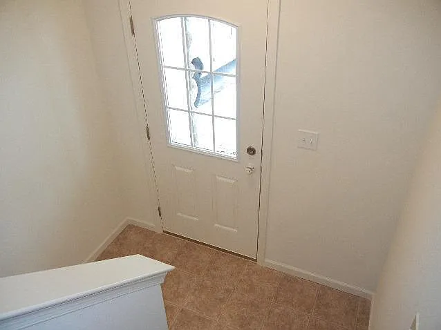Front door entry inside the house