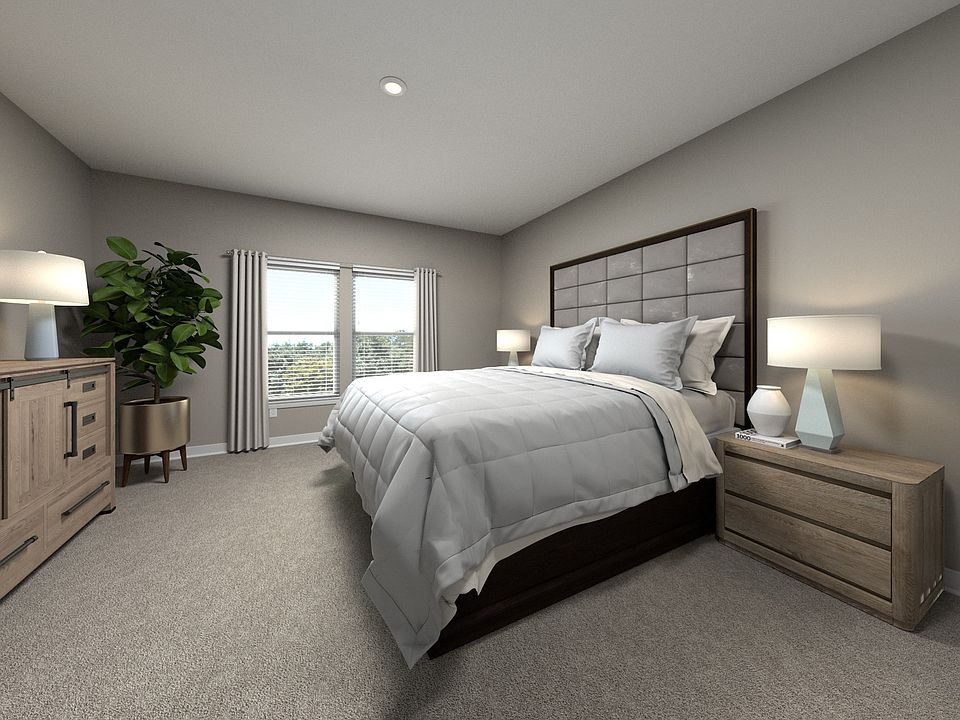 Virtually Staged Primary Suite