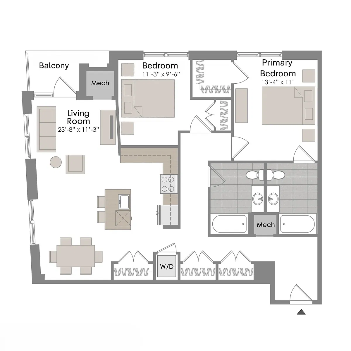 Floor plan A2-B