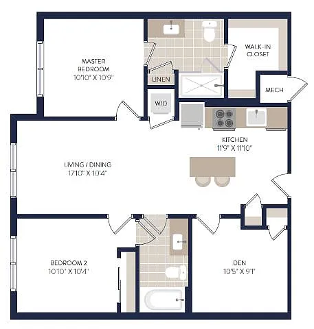 Floor plan B9D