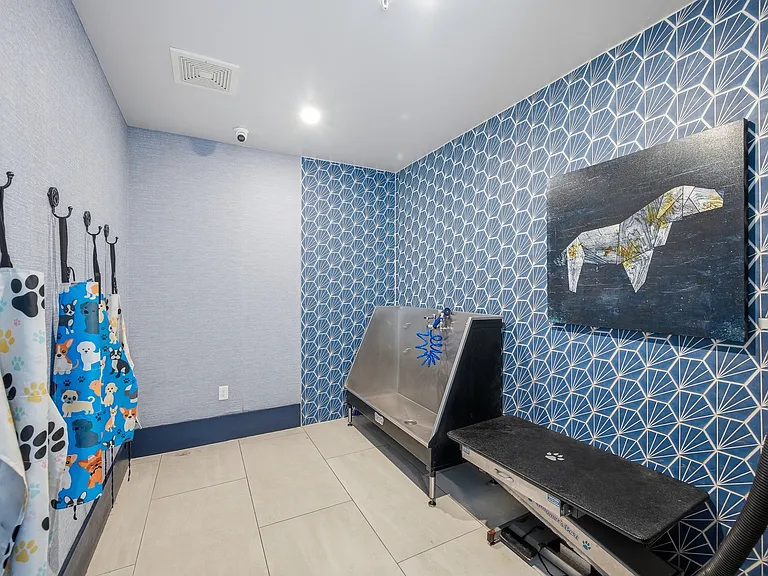 Keep your pup fresh and clean in our convenient dog spa