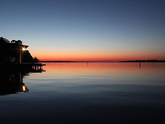 Sunset from the dock