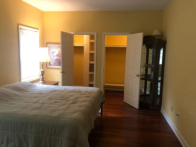 1st Floor Primary Bedroom
Two walk-in closets