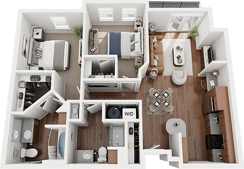 Floor plan B2-1