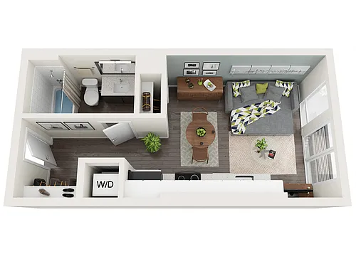 Floor plan Studio A
