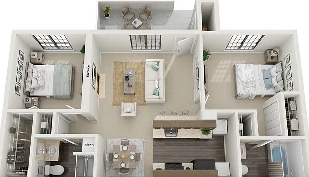 Two Bedrooms, Two Bathrooms, 850 sqft, Patio/Balcony, Fireplace, Full Size Washer/Dryer Connections Two Bedrooms, Two Bathrooms, 850 sqft, Patio/Balcony, Fireplace, Full Size Washer/Dryer Connections