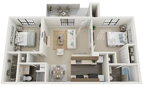 Floor plan B1