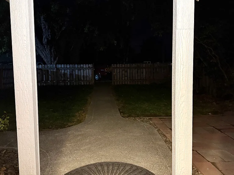 new steps and path to shed and parking