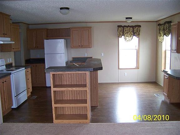 kitchen and dining area