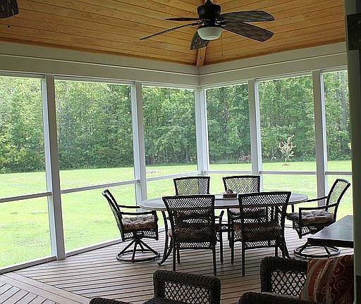 Screen prch. Cypress Ceiling