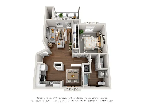 Floor plan The Beach