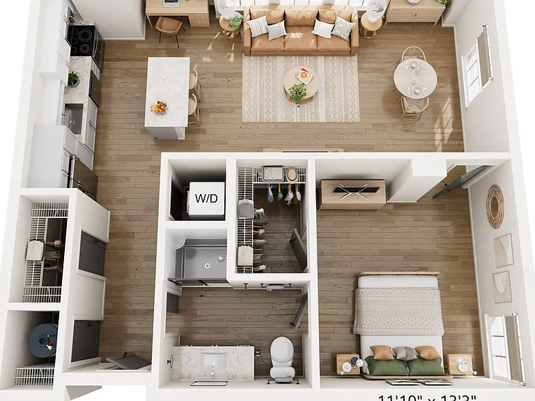 1BR Type G 1BR Type G