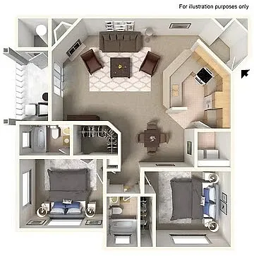 Floor plan Great Divide