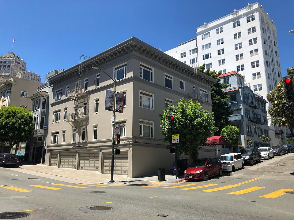 front of building