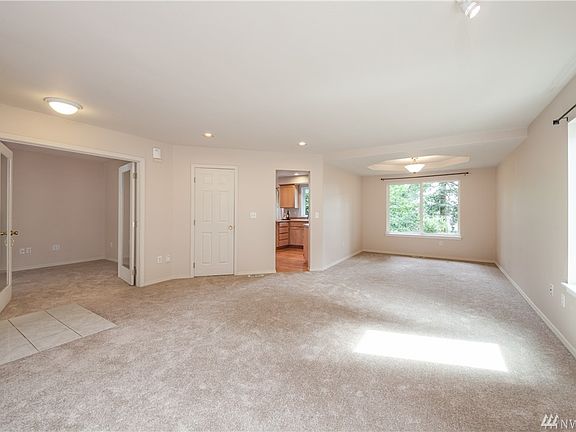 Living room connects with dining room and main-floor office