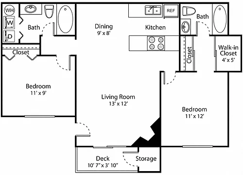 Floor plan B20B