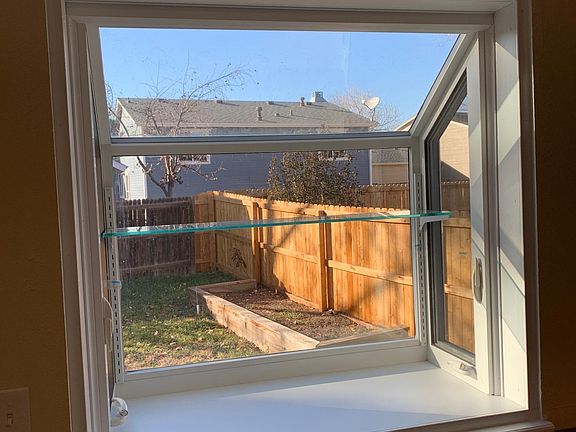 New Garden Window with Backyard Planter Box