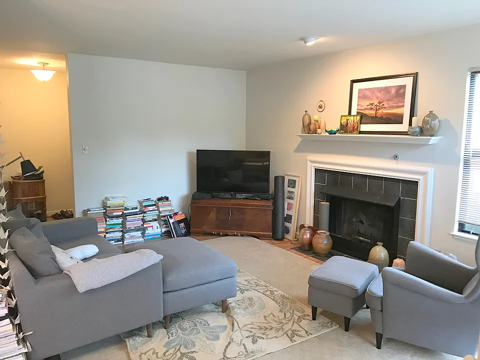 Living Room w/ gas fireplace