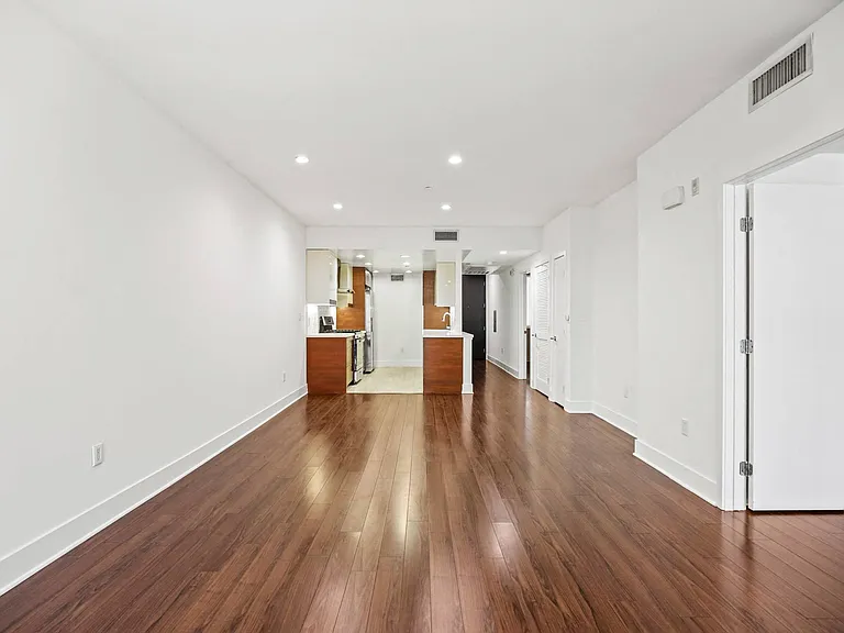 Open-Concept Kitchen, Dining, and Living Room Areas