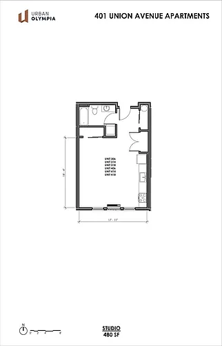 Floor plan 406
