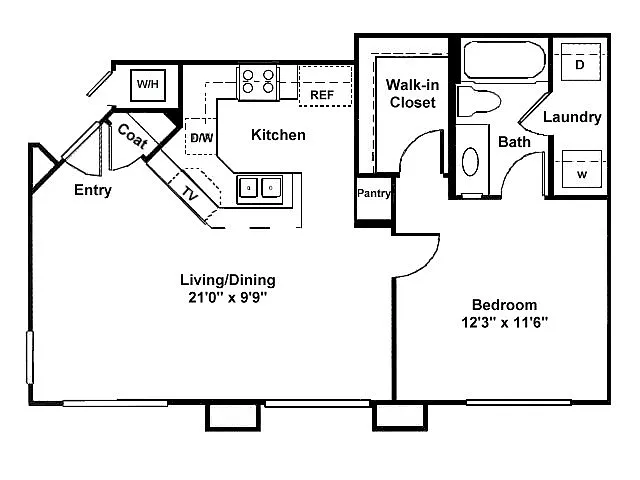 Floor plan Allison