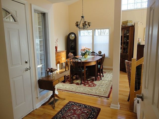 Inviting central entrance foyer