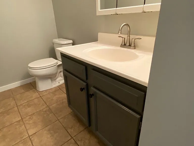 Large downstairs half bathroom