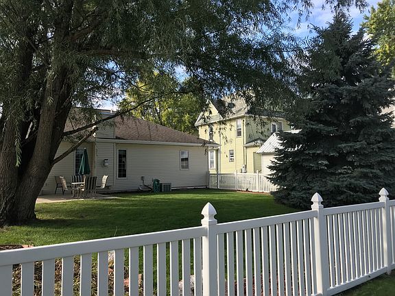 Fenced in back yard