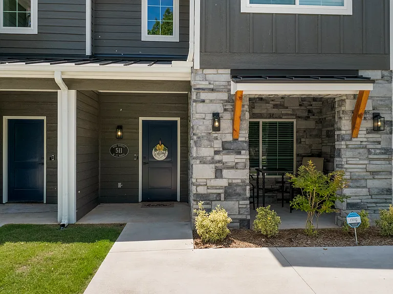 Inviting front porch where you can sit and enjoy your morning coffee