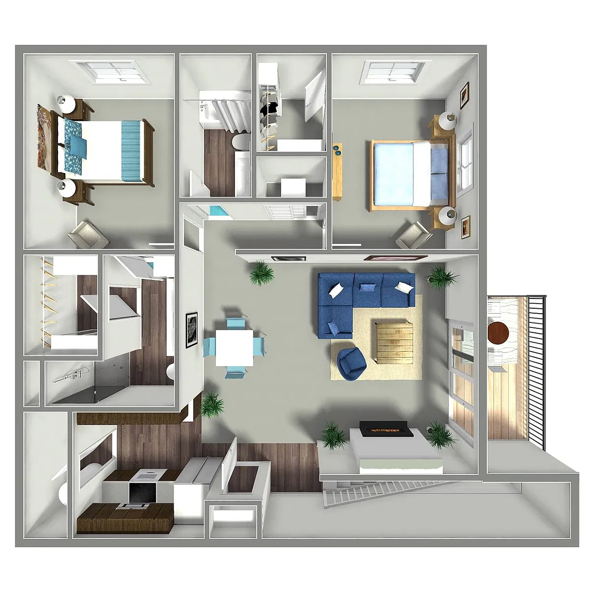 Floor plan Valencia Townhome