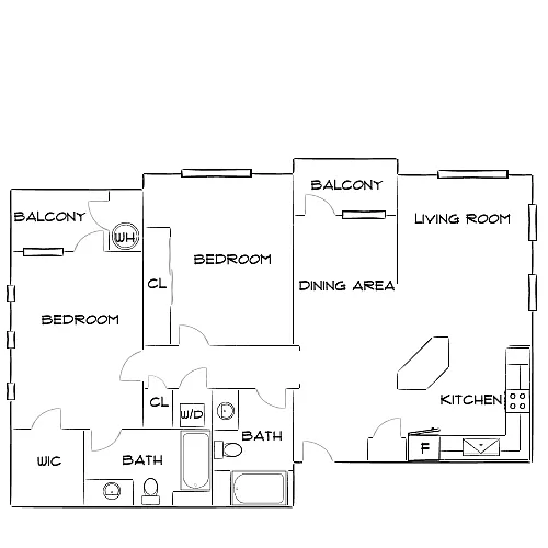 Floor plan Design 2D20 Premier