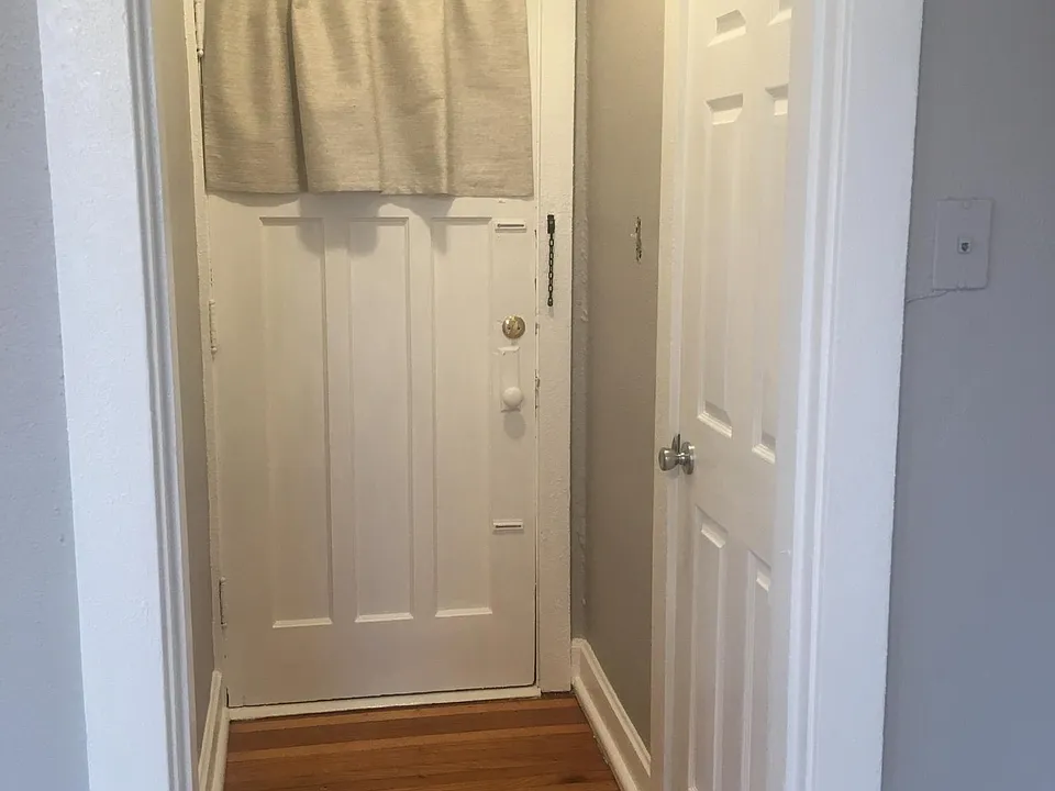 Well lit entry way