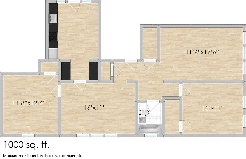 Floor plan 350 S. Austin D