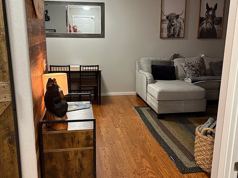 Entry way into the living room