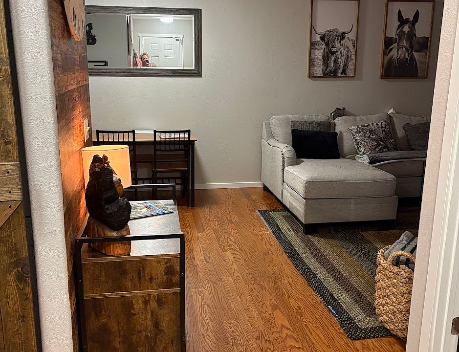 Entry way into the living room