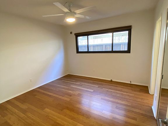 Bedroom number one bamboo floors