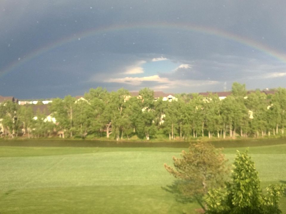 View (East) from your Loft. Frequent rainbows in spring.