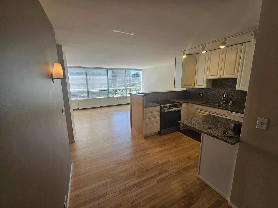 Living room and kitchen
