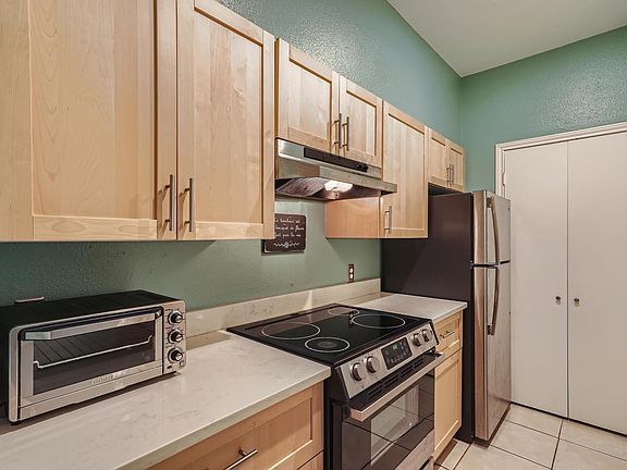 Kitchen with laundry room