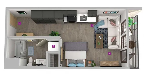 Floor plan 0X1-7