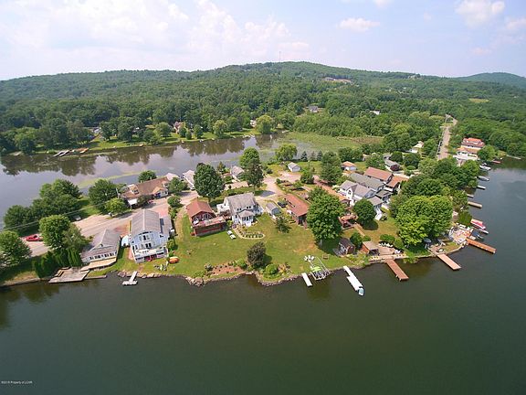 Aeriel view of property