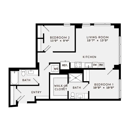 Floor plan B3