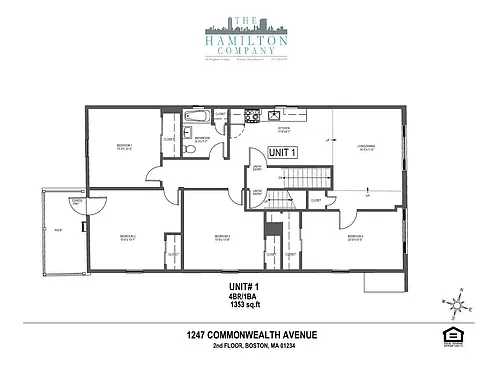 Floor plan 4B1B