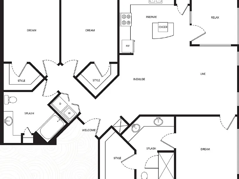 C2 floor plan The Gallery at Mills Park