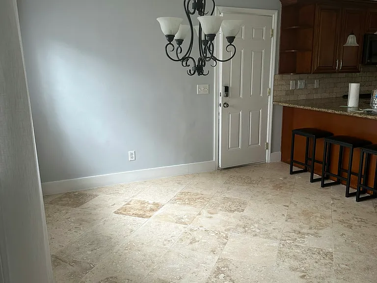 dining and kitchen area