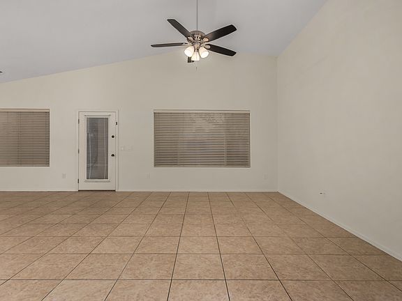Living room and door to the back yard