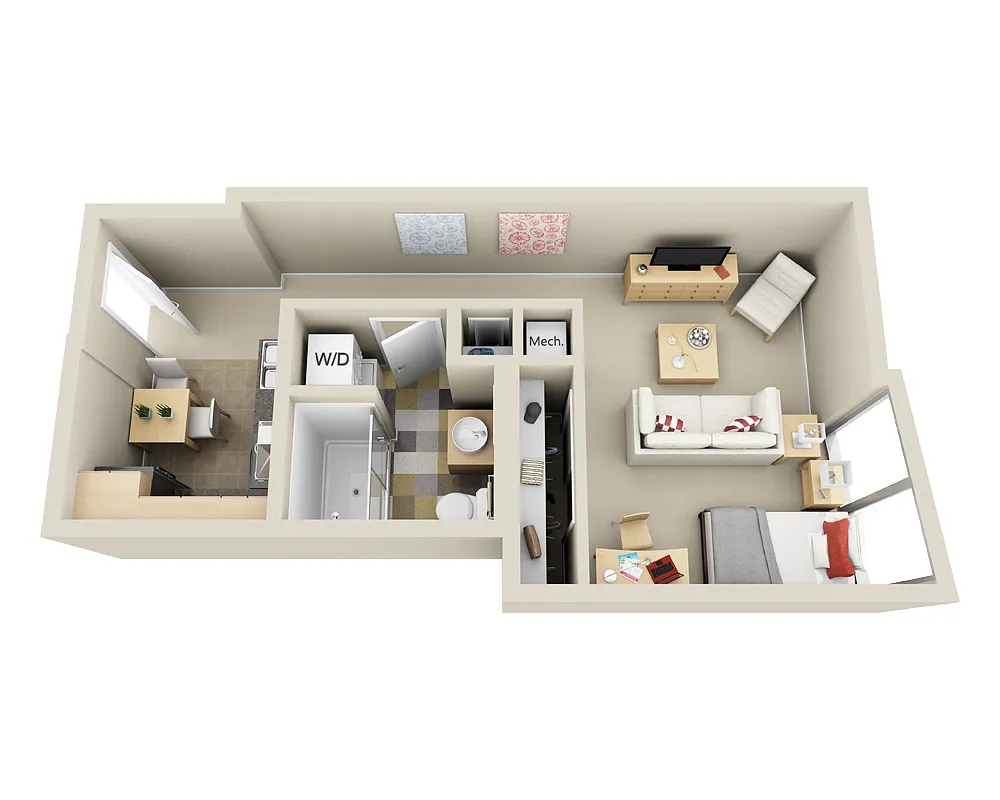 Floor plan Highrise E1C