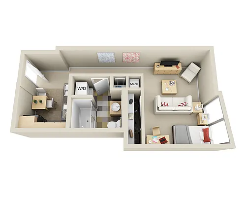 Floor plan Highrise E1C