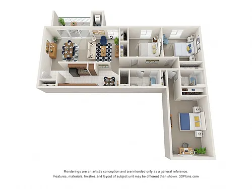 Floor plan Potomac Classic