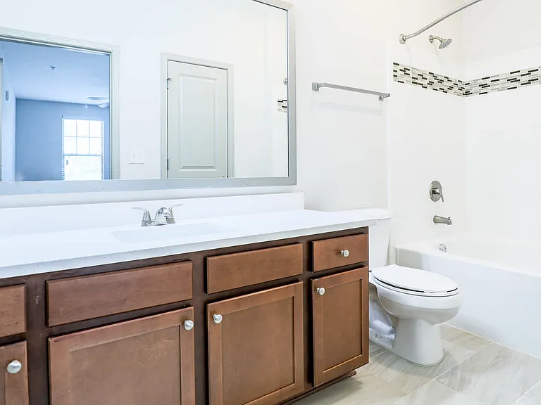 Bathroom With Hard Surface Flooring